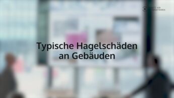Video: Markus Imhof referiert über die typischen Hagelschäden an Gebäuden an der Swissbau 2018